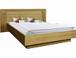 Кровать Хедмарк с широким изголовьем 160 см, дуб натуральный