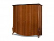 Шкаф для одежды Луиза ММ-227-01/04Б, коньяк
